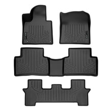 Load image into Gallery viewer, SMARTLINER All Weather Custom Fit 3 Row Black Floor Mat Liner Set Compatible With 2021-2023 Kia Sorento (SA0547/B0547/C0547)