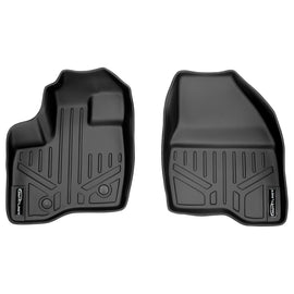 SMARTLINER Custom Fit Floor Mats 1st Row Liner Set Black Compatible With 2011-2014 Ford Explorer - All Models (SA0082)