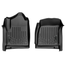 Load image into Gallery viewer, SMARTLINER Floor Mats 1st Row Set Black Compatible With 2014-18 Silverado/Sierra 1500 - 2015-18 2500/3500 HD Regular Cab with Vinyl Floor (SA0348)