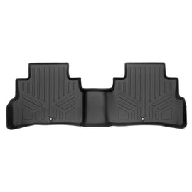 SMARTLINER All Weather Custom Fit Floor Mats 2nd Row Liner Black Compatible With 2019-2022 Nissan Murano (SB0509)