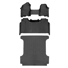 Load image into Gallery viewer, SMARTLINER 2 Row &amp; Truck Bed Liner Compatible With 2019-2024 Dodge Ram 1500 Crew Cab with Carpeted Flooring (SA0373/B0374/J0369)