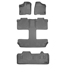 Load image into Gallery viewer, SMARTLINER Floor Mats 3 Rows and Cargo Liner Behind 3rd Row Compatible With 2011-2012 Sienna 7 Passenger with Power Folding 3rd Row Seats (SA2083/B2128/E2229)