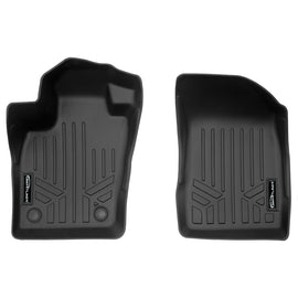 SMARTLINER All Weather Protection Custom Fit Black 1st Row Floor Mat Liner Set Compatible With 2023-2025 Dodge Hornet GT/ GT Plus & R/T Plug-In Hybrid (SA0705)