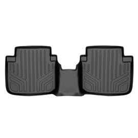 SMARTLINER Custom Fit All Weather Protection Black 2nd Row Liner Compatible With 2013-2017 Honda Accord (SB0130)