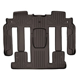 SMARTLINER Floor Mats 2nd and 3rd Row Liner Cocoa Compatible With Traverse / Enclave / Acadia / Outlook (SB3044)