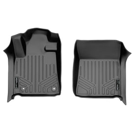 SMARTLINER Custom Fit Floor Mats 1st Row Liner Set Grey Compatible With 2012-2021 Toyota Tundra or Sequoia (SA2108)