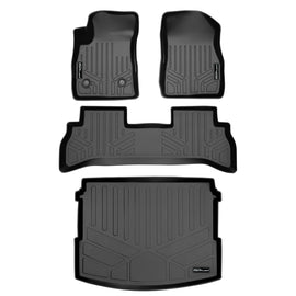SMARTLINER Floor Mats and Cargo Liner Behind 2nd Row Black Compatible With 2020-2025 Buick Encore GX (SA0511/B0511/D0512)