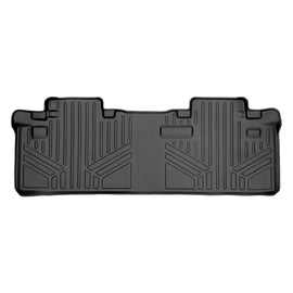 SMARTLINER Custom Fit Floor Mats 2nd Row Liner Black Compatible With 2011-2020 Toyota Sienna 8 Passenger Model (SB0083)