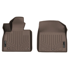 SMARTLINER All Weather Custom Fit Tan 1st Row Floor Mat Liner Set Compatible With 2020-2023 Kia Telluride (SA1417)