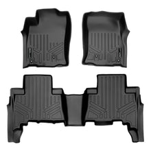 Load image into Gallery viewer, SMARTLINER Custom Fit Floor Mats 2 Row Liner Set Black Compatible With 2010-2012 Toyota 4Runner / 2010-2013 Lexus GX460 (SA0040/B0120)