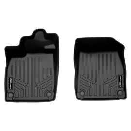 SMARTLINER Custom Fit All Weather Protection Black 1st Row Liners Compatible With 2022-2024 Audi Q4 e-tron (SA0650)