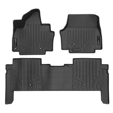 Load image into Gallery viewer, SMARTLINER All Weather Custom Fit Black 2 Row Liner Set Compatible With 2024 Kia EV9 (SA0737/B0737)