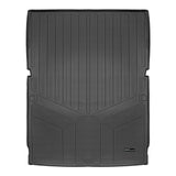 SMARTLINER All Weather Custom Fit Black Cargo Liner Behind the 2nd Row Compatible With 2023-2024 Jeep Grand Wagoneer L (SD0708)