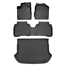 Load image into Gallery viewer, SMARTLINER Custom Fit All Weather Protection Black 2 Row Floor Liners &amp; Cargo Liner behind the 2nd Row Seats Compatible With 2009-2014 Nissan Murano (SA0055/B0055/D0055)