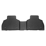 SMARTLINER All Weather Custom Fit Floor Mats 2nd Row Liner Black Compatible With 2019-2025 BMW X7 With 2nd Row Bench Seat Only (SB0489)