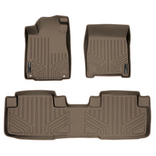 Load image into Gallery viewer, SMARTLINER Custom Fit Floor Mats 2 Row Liner Set Tan Compatible With 2012-2016 Honda CR-V - All Models (SA1106/B1106)