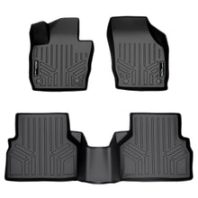 Load image into Gallery viewer, SMARTLINER Custom Fit All Weather Protection Black 2 Row Floor Liners Compatible With 2015-2018 Audi Q3 (SA0365/B0365)