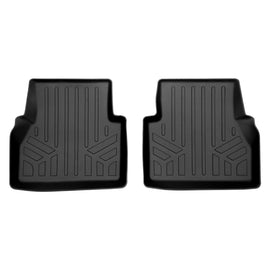 SMARTLINER Custom Fit All Weather Protection Black 2nd Row Liner Compatible With 2020-2025 Audi A6 Allroad (SB0557-N1)