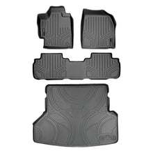 Load image into Gallery viewer, SMARTLINER Custom Fit Floor Mats 2 Rows and Cargo Liner Set Grey Compatible With 2008-2013 Toyota Highlander Non Hybrid (SA2038/B2037/D2057)
