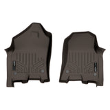 SMARTLINER Custom Fit Floor Mats 1st Row Liner Set Cocoa Compatible With 2019-2021 Ram 1500 Crew and Quad Cab with Captain or Bench Seats (SA3369)