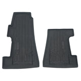 SMARTLINER All Weather Protection Custom Fit Black 1st Row Rugged Rubber Floor Liner Set Compatible With 2017-2023 Polaris Slingshot (UA0121)