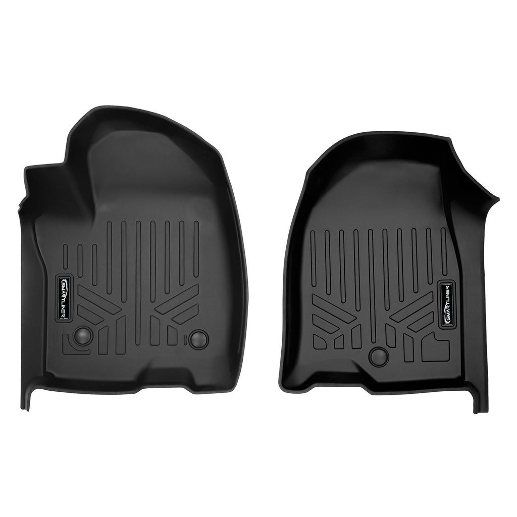 SMARTLINER Custom Fit 1st Row Liner Set Black Compatible With 2021-2023 Cadillac Escalade & ESV with 1st Row Bucket Seats (SA0524-R)