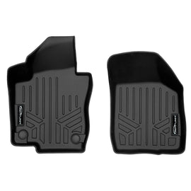 SMARTLINER All Weather Custom Fit Black 1st Row Floor Mat Liner Set Compatible With 2020-2022 Volkswagen Passat (SA0659)