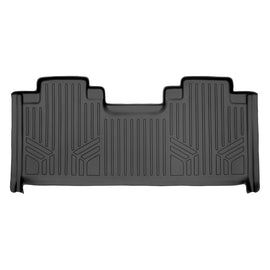 SMARTLINER Custom Fit Floor Mats 2nd Row Liner Black Compatible With 2015-2025 Ford F-150 SuperCab with 1st Row Bucket Seats (SB0172)