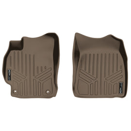 SMARTLINER Custom Fit Floor Mats 1st Row Liner Set Tan Compatible With 2012-2015 Toyota Camry - All Models (SA1102)