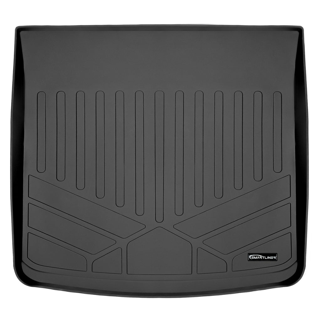 SMARTLINER Custom Fit All Weather Protection Black Cargo Liner behind the 2nd Row Seats Compatible With 2019-2023 Lincoln Nautilus (SD0446-N1)