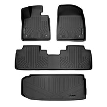 Load image into Gallery viewer, SMARTLINER Floor Mats 2 Rows and Cargo Liner Set Behind 3rd Row Black Compatible With 2018-2022 Lexus RXL with 3rd Row Seats - All Models (SA0222/B0222/E0357)