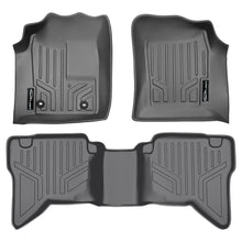 Load image into Gallery viewer, SMARTLINER Custom Fit Floor Mats 2 Row Liner Set Grey Compatible With 2012-2014 Toyota Hilux Vigo (SA2101/B2007)