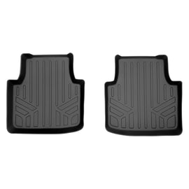SMARTLINER Custom Fit All Weather Protection Black 2nd Row Liner Compatible With 2019-2024 Volkswagen Arteon (SB0467)