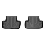 SMARTLINER Custom Fit All Weather Protection Black 2nd Row Liner Compatible With 2009-2017 Audi SQ5/ SQ5 Sportback (SB0214-N1)
