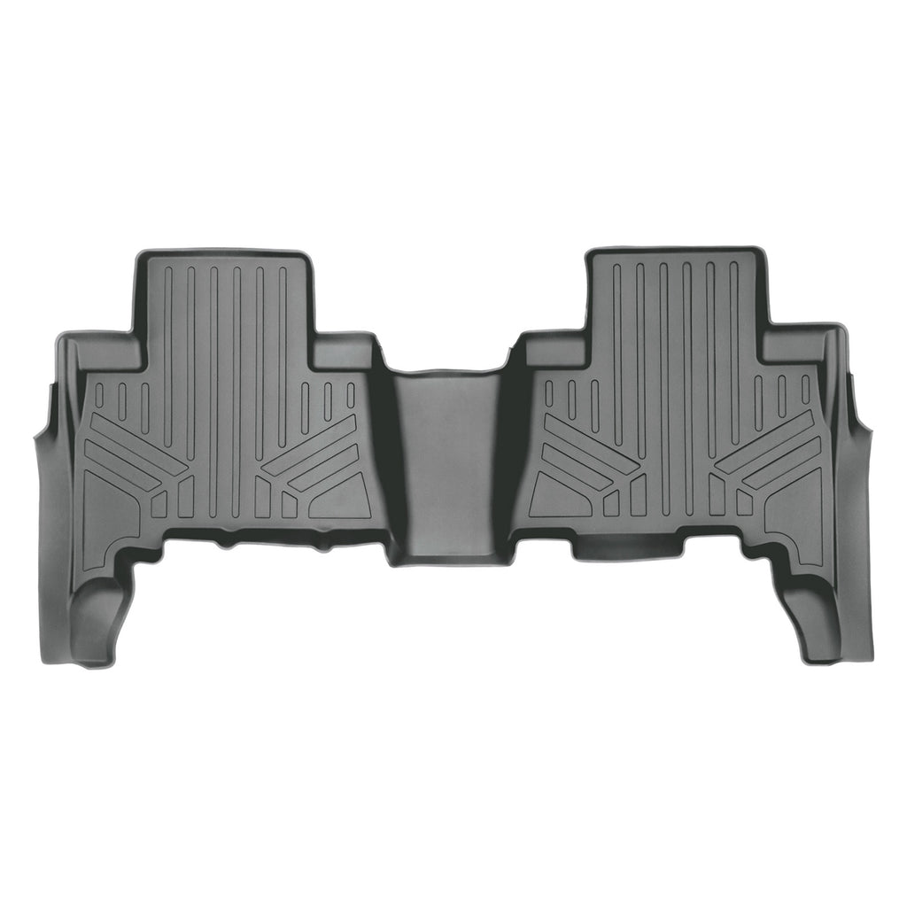 SMARTLINER All Weather Custom Fit Floor Mats 2nd Row Liner Grey Compatible With 2010-2022 Toyota 4Runner / 2010-2022 Lexus GX460 (SB2120)