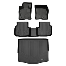 Load image into Gallery viewer, SMARTLINER All Weather Customer Fit Floor Mats 2 Rows and Cargo Behind 2nd Row Set Black Compatible With 2020-2021 Ford Escape (SA0477/B0477/D0477)