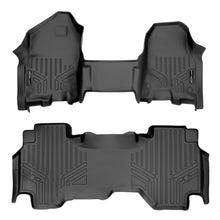 Load image into Gallery viewer, SMARTLINER Floor Mats 2 Row Liner Set Black Compatible With 2019-2021 Ram 1500 Quad Cab w/ Front Row Bench Seat Only (SA0373/B0370)
