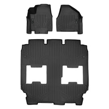 Load image into Gallery viewer, SMARTLINER Custom Fit Floor Mats 3 Row Liner Set Black Compatible With 2017-2024 Chrysler Pacifica Hybrid Model Only (SA0232/B0349)