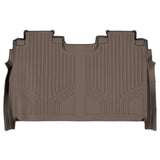SMARTLINER Custom Fit Floor Mats 2nd Row Liner Tan Compatible With 2015-2022 Ford F-150 SuperCrew with 1st Row Bucket Seats (SB1167)