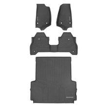 Load image into Gallery viewer, SMARTLINER Rugged Rubber Floor Mats 2 Rows and 5ft Rugged Bed Liner Set Black Compatible With 2020-2023 Jeep Gladiator (RA0316/RB0459/K0459)