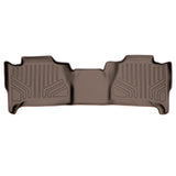 SMARTLINER Custom Fit Floor Mats 2nd Row Liner Tan Compatible With 2007-2014 Cadillac Escalade (SB1099)