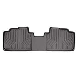 SMARTLINER Custom Fit Floor Mats 2nd Row Liner Grey Compatible With 2010-2016 Cadillac SRX (SB2087)