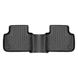 SMARTLINER Custom Fit All Weather Protection Black 2nd Row Liner Compatible With 2019-2025 Audi Q8/SQ8 (SB0364-N1)