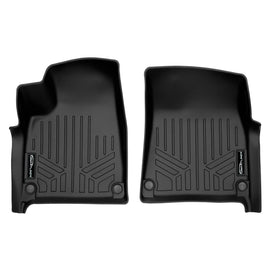 SMARTLINER Custom Fit All Weather Black 1st Row Liners Compatible With 2022-2023 Rivian R1T (SA0615)