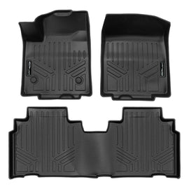 SMARTLINER Custom Fit All Weather Protection Black 2 Row Floor Liners Compatible With 2024-2025 Honda Prologue (SA0739/B0739)