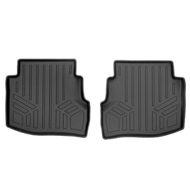 SMARTLINER Custom Fit 2nd Row Floor Mat Liners Compatible With 2020-2023 Mazda CX-9 with 2nd Row Bucket Seats no Center Console (SB0523)