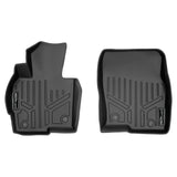SMARTLINER Custom Fit All Weather Protection Black 1st Row Liners Compatible With 2013-2016 Mazda CX-5 (SA0145)