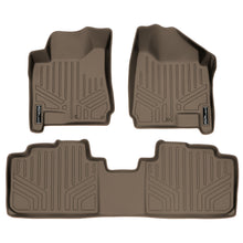 Load image into Gallery viewer, SMARTLINER Custom Fit Floor Mats 2 Row Liner Set Tan Compatible With 2010-2016 Cadillac SRX - All Models (SA1087/B1087)