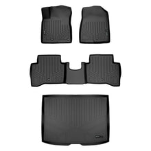 Load image into Gallery viewer, SMARTLINER Custom Fit Floor Mats 2 Rows and Cargo Liner Set Black Compatible With 2017-2022 Kia Niro (SA0264/B0264/D0264)