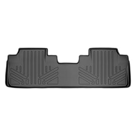 SMARTLINER Custom Fit Floor Mats 2nd Row Liner Black Compatible With 2016-2022 Lexus RX / 2018-2022 RXL (SB0222)